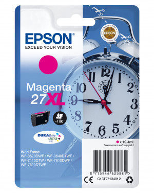 Epson Alarm clock Cartuccia Sveglia Inchiostri DURABrite Ultra 27XL Magenta
