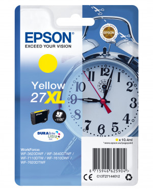 Epson Alarm clock Cartuccia Sveglia Inchiostri DURABrite Ultra 27XL Giallo