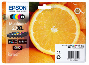 Epson Oranges Multipack 5 Colours 33XL Claria Premium Ink