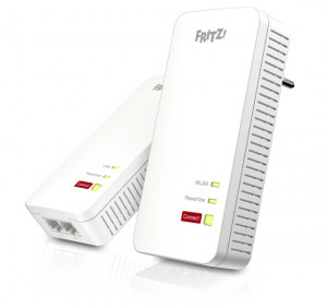 FRITZ Powerline 1240 AX WLAN Set 1200 Mbit/s Collegamento Ethernet LAN Wi-Fi 2 pz Bianco
