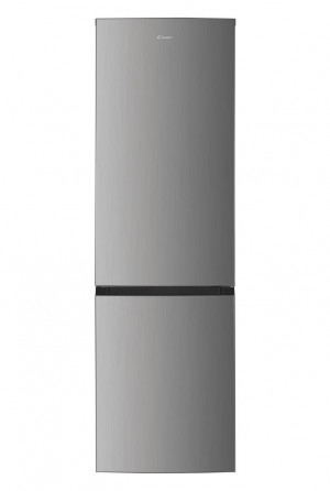 Candy CCH1T518EX frigorifero con congelatore Libera installazione 253 L E Platino, Acciaio inossidabile