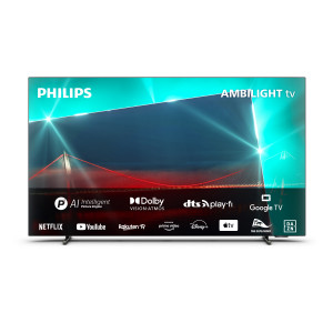 Philips Ambilight Tv Oled 718 55 pollici 4K Uhd Dolby Vision e Dolby Atmos Google TV