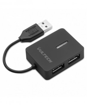 Vultech Hub 4 Porte USB 2.0 Nero