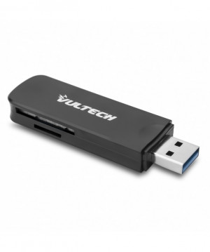 Vultech Card Reader USB 3.0 Lettore di Memoria Nero