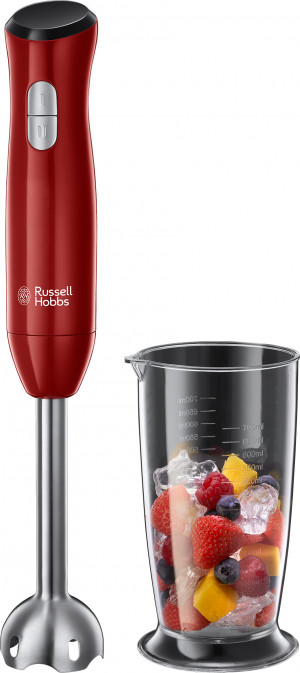 Russell Hobbs Desire 0,7 L Frullatore ad immersione 500 W Rosso, Acciaio inossidabile