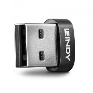 Lindy 41884 Adattatore per Cavo USB Type-A USB Tipo-C Nero