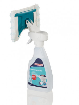Detergente Spray Cleaner Leifheit 51165 per la Pulizia di Finestre Blu