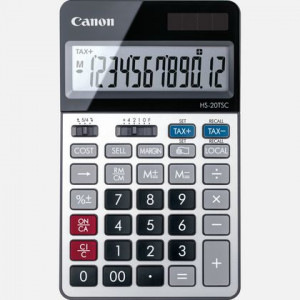 Canon HS-20TSC Calcolatrice Desktop Finanziaria Nero Argento