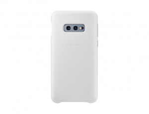 Custodia Cover Pelle Originale Samsung EF-VG970LWEGWW Galaxy S10 E G970 Bianco