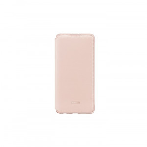 Custodia Originale Huawei Wallet Flip Cover Case 51992856 per P30 ELE-L29 ELE-L09 Rosa