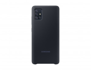 Cover in Silicone Samsung EF-PA515TBEGEU per Galaxy A51 SM-A515F Nero