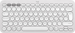 Logitech Pebble Keys 2 K380s Tastiera RF Senza Fili Bluetooth QWERTY Italiano Bianco