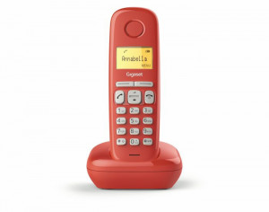 Gigaset A 170 Trio Telefono analogico/DECT Identificatore di chiamata Rosso