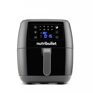 NutriBullet XXL Digital Air Fryer Friggitrice ad Aria Calda Singolo 7 L Indipendente 1800 W Nero
