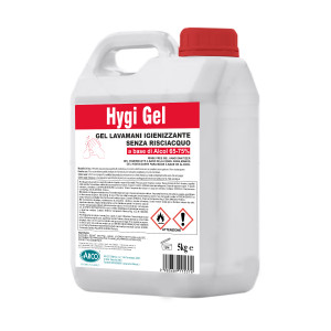 Arco chimica Hygi Gel Igienizzante Ossigeno Attivo per Mani Contenitore da 5000 ml