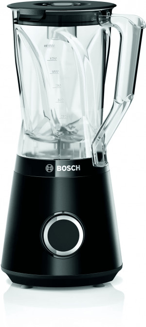 Bosch Serie 4 MMB6141B Frullatore da Tavolo con Bicchiere Nero 1200 W
