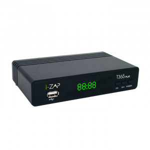ADB I-ZAP T365 Play Cavo, Ethernet (RJ-45), Terrestre HD Nero