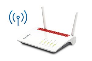 FRITZ!Box 6850 LTE Router Wireless Gigabit Ethernet Dual-Band 3G 4G Rosso Bianco