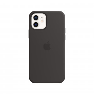 Apple Custodia Cover Case MagSafe in Silicone per iPhone 12 | 12 Pro - Nero