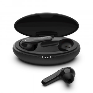 Belkin SOUNDFORM Move Plus Auricolare Wireless In-ear MUSICA Bluetooth Nero