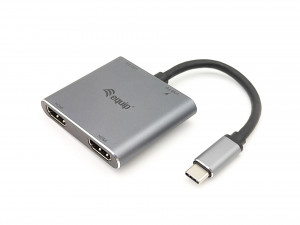 Equip 133484 Adattatore 4 in 1 HDMI Adapter per Notebook USB 3.2 Gen 1 Type-C Argento