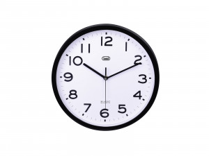 Trevi OM 3302 S Orologio da Parete Quartz Clock Rotondo Bianco Nero