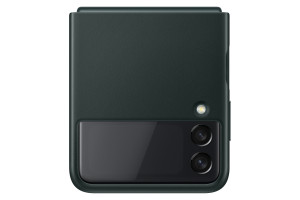 Custodia Leather Cover Samsung EF-VF711LGEGWW per Galaxy Z Flip 3 2021 SM-F711 Verde