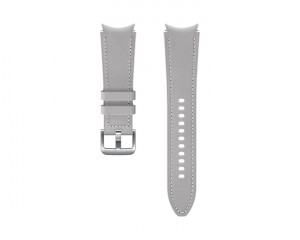 Cinturino Samsung Galaxy Watch Active 2 ET-SHR89L Band in Pelle Materiale Elastico Argento Venduto come Grado A 8806092658219