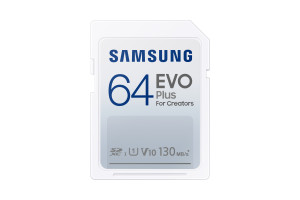 Samsung MB-SC64K/EU Evo Plus SD Card Scheda di Memoria 64GB