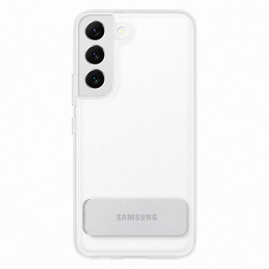 Custodia Samsung EF-JS901CTEGWW Clear Standing Cover Galaxy S22 Trasparente 