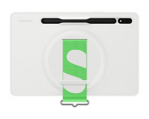 Cover Samsung EF-GX700CWEGWW Galaxy Tab S8 SM-X700 con Cinturino Verde Bianco