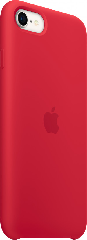 Apple MN6H3ZM/A Custodia Cover in Silicone per Iphone SE A1662 Rosso