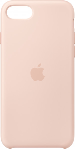 Apple MN6G3ZM/A Custodia Cover in Silicone per Iphone SE A1662 Rosa Gesso