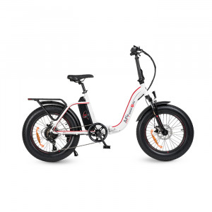 Smartway M4 E-Bike Bicicletta Elettrica 26 kg Ioni di Litio Nero Rosso Bianco