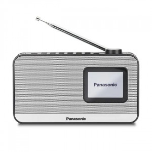 Panasonic RF-D15 Radio Portatile Digitale Nero Argento
