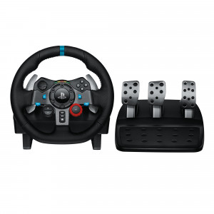 Logitech G29 Driving Force Racing Wheel Volante da Corsa Pedali Regolabili per PS5 PS4 PC Mac Nero