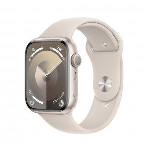 Smartwatch Apple Watch Series 9 GPS Cassa 45mm in Alluminio Galassia con Cinturino Sport S/M Galassia