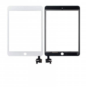Touch Screen Vetro Per Apple Ipad Mini 3 Bianco 3G Wifi Con Ic Chip A1599 A1600